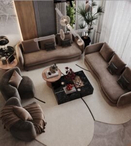 تنفيذ تصميم داخلي ثلاثي الأبعاد